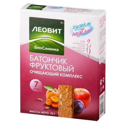 Лот: 23722904. Фото: 1. Леовит Худеем за неделю Батончик... Лекарства