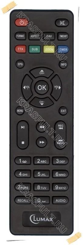 Лот: 15908413. Фото: 1. Пульт LUMAX DV-2107HD, DV-2108HD... Пульты ДУ