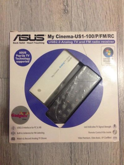 Лот: 9628415. Фото: 1. аналоговый TV-тюнер ASUS My Cinema-US1-100... Другое (тв и видео)