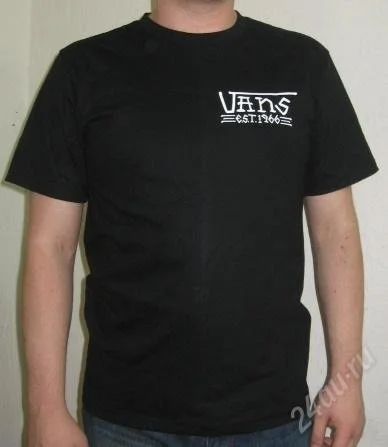 Лот: 1137593. Фото: 1. Футболка VANS размер М. Футболки, поло