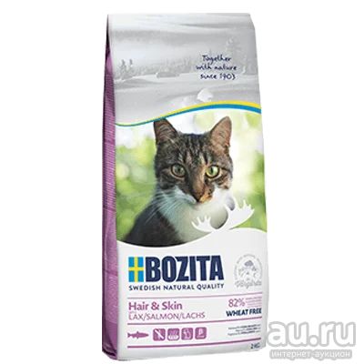 Лот: 17678257. Фото: 1. Bozita (Бозита) Hair & Skin wheat... Корма