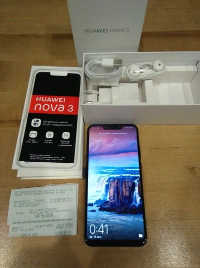 Лот: 12365388. Фото: 1. Huawei nova 3 (только продажа). Смартфоны