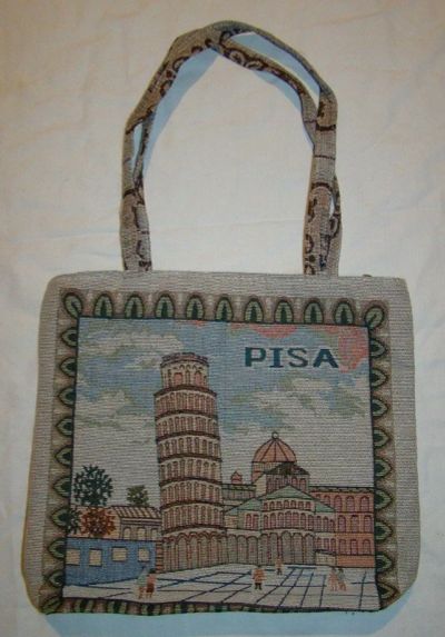 Лот: 11190752. Фото: 1. Сумка гобеленовая PISA (W712). Другое (антиквариат)
