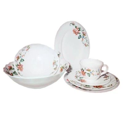 Лот: 16678541. Фото: 1. Сервиз столовый стеклянный 19... Столовые приборы, ножи