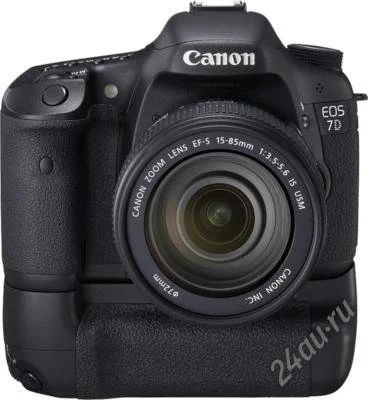 Лот: 1661356. Фото: 1. Canon EOS 7D + батарейный блок. Цифровые зеркальные