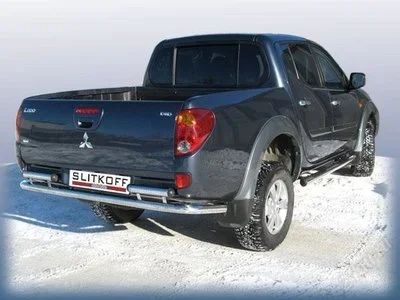 Лот: 5401637. Фото: 1. Защита заднего бампера ф 57 Mitsubishi... Другое (оснащение, оборудование, аксессуары)