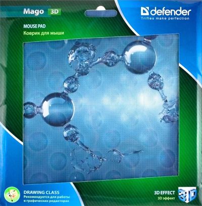 Лот: 6862083. Фото: 1. Коврик Defender Mago 3D "Капли... Коврики