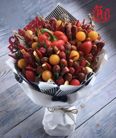 Лот: 15529634. Фото: 1. Мужской букет "Поляна". Другое (цветы, букеты)