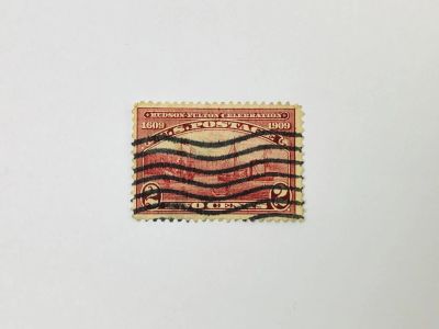 Лот: 23964003. Фото: 1. Праздник Гудзона-Фултона. Полумесяц... Марки