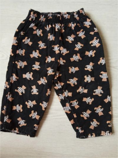 Лот: 9485745. Фото: 1. Джинсы в мишках Benetton 68-74. Брюки, шорты, джинсы