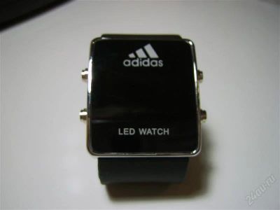 Лот: 779737. Фото: 1. Часы светодиодные ADIDAS (черные... Другие наручные часы