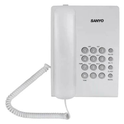 Лот: 24529238. Фото: 1. Телефон проводной SANYO RA-S204W. Проводные телефоны