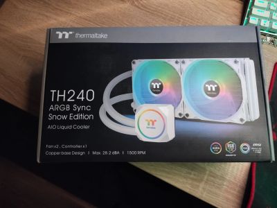 Лот: 18598334. Фото: 1. СВО Thermaltake TH240 argb Sync... Системы охлаждения