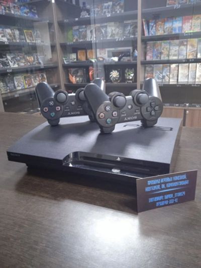 Лот: 16378620. Фото: 1. Прошитая Sony Playstation 3 Slim... Игровые приставки, консоли