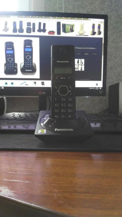 Лот: 10396019. Фото: 1. Телефон DECT Panasonic KX-TG1612RU1. DECT и радиотелефоны
