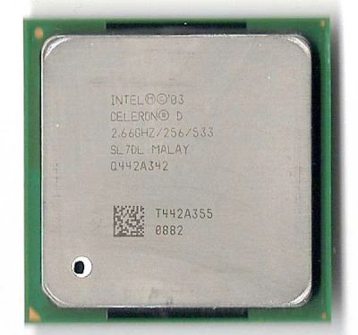 Лот: 4754502. Фото: 1. Celeron D 2.26 GHz Prescott Socket... Процессоры