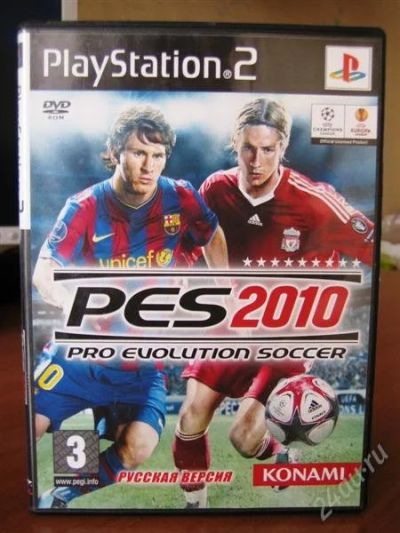 Лот: 2538678. Фото: 1. PES 2010 (PS2) Лицензия. Игры для консолей