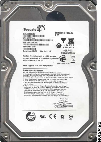 Лот: 7166554. Фото: 1. Жесткий диск Seagate ST31000528AS... Жёсткие диски (HDD)