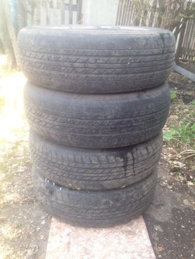 Лот: 7572035. Фото: 1. Резина шины r14 б/у Bridgestone... Шины
