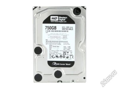 Лот: 5625977. Фото: 1. Жесткий диск Western Digital WD7501AALS... Жёсткие диски (HDD)