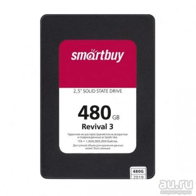 Лот: 18248328. Фото: 1. Внутренний диск SSD SmartBuy 480Gb... Другое (носители информации)