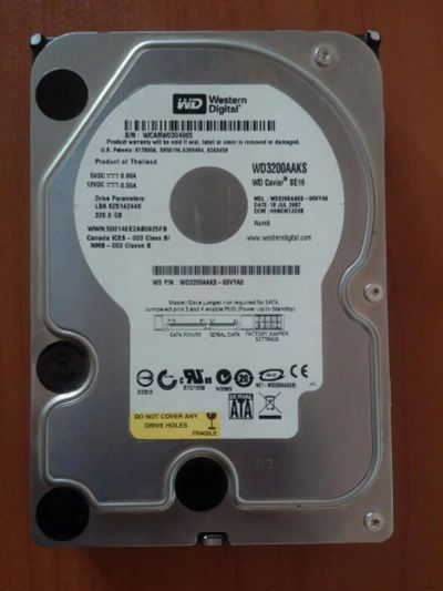 Лот: 11293132. Фото: 1. Продам жёсткий диск WD 320Gb... Жёсткие диски (HDD)