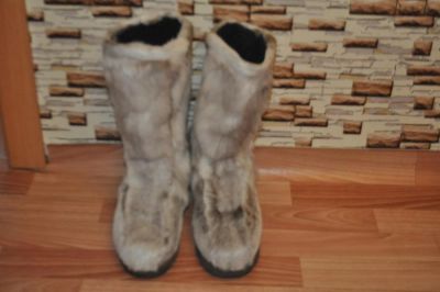 Лот: 3667329. Фото: 1. Унты оленьи. Угги, унты, валенки