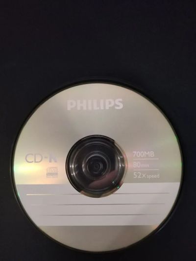 Лот: 21445851. Фото: 1. Диск CD-R Philips 700Мб 52x (10... CD, DVD, BluRay