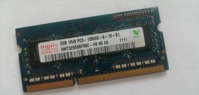 Лот: 23514953. Фото: 1. Hynix DDR3 SO-DIMM 2048MB PC10600... Оперативная память
