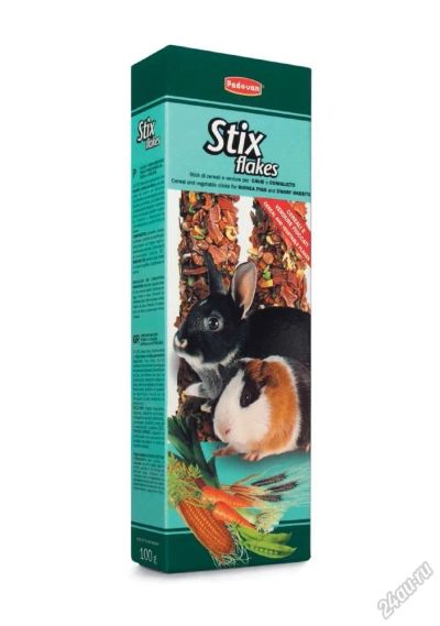 Лот: 5883887. Фото: 1. Лакомство Padovan Stix Flakes... Корма
