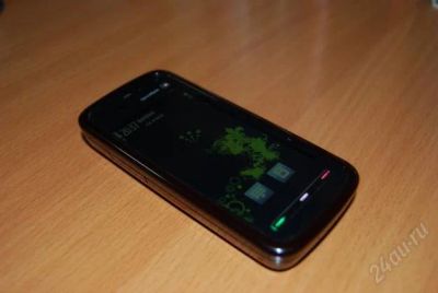 Лот: 1392392. Фото: 1. Nokia 5800 красный. Смартфоны
