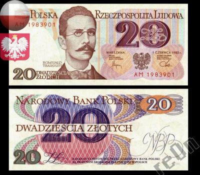 Лот: 3654819. Фото: 1. Польша 20 злотых 1982 год. (не... Европа