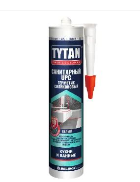 Лот: 22269118. Фото: 1. Герметик Tytan Professional санитарный... Клеи, герметики, пена монтажная, клейкие ленты