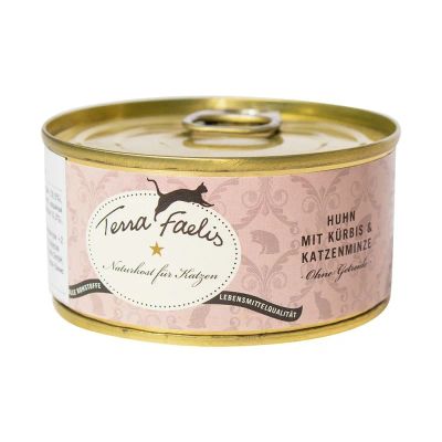 Лот: 10399442. Фото: 1. Корм Terra Faelis Для Кошек Курица... Корма