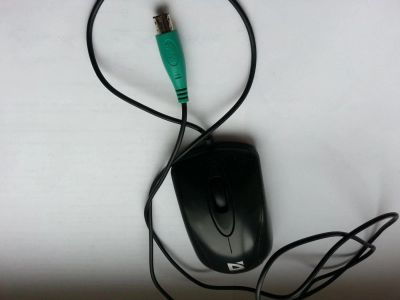 Лот: 3983474. Фото: 1. Мышка черная defender ps2. Клавиатуры и мыши