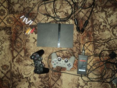 Лот: 3453640. Фото: 1. Playstation 2 в обмен на планшет... Игровые приставки, консоли