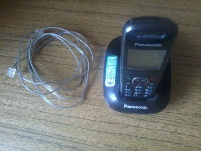 Лот: 10394373. Фото: 1. Телефон съёмный беспроводной Panasonic... DECT и радиотелефоны
