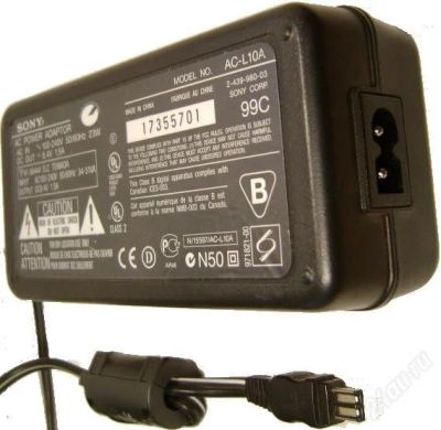 Лот: 2845790. Фото: 1. Адаптер питания SONY ac-l10a. Аккумуляторы, зарядные