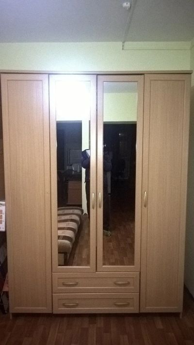 Лот: 14542840. Фото: 1. Шкаф для одежды 4-х створчатый... Шкафы, шкафы-купе