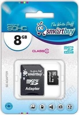 Лот: 1633667. Фото: 1. Карта памяти MicroSd/SDHC 8Gb... Карты памяти