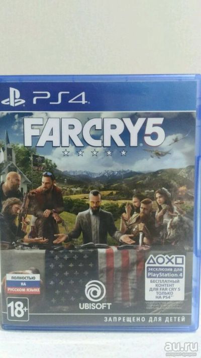 Лот: 13026697. Фото: 1. Диск с игрой FarCry 5 PS4. Игры для консолей