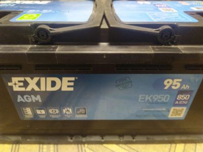 Лот: 21253245. Фото: 1. Аккумулятор Exide AGM 95 А/ч. Аккумуляторы