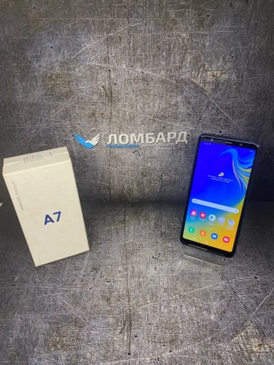Лот: 19269170. Фото: 1. Смартфон Samsung galaxy a7 2018... Смартфоны