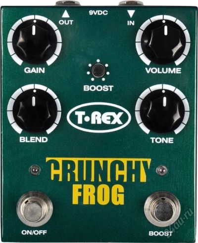 Лот: 5548776. Фото: 1. T-REX Crunchy Frog педаль, примочка... Гитарные эффекты и комбоусилители