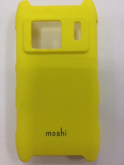 Лот: 10356579. Фото: 1. Чехол Nokia N8 Пластик Желтый... Чехлы, бамперы