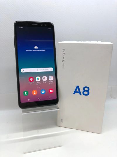 Лот: 16183892. Фото: 1. Смартфон Samsung Galaxy A8 (2018... Смартфоны