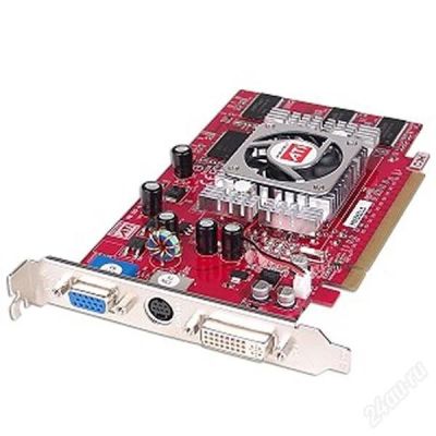 Лот: 824781. Фото: 1. Radeon x550 PCI-E 128MB TV-OUT... Видеокарты