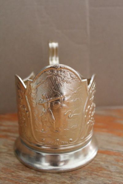 Лот: 21559463. Фото: 1. Подстаканник Царевна-Лягушка. Предметы интерьера и быта