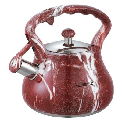 Лот: 25339710. Фото: 1. Чайник со свистком ALBERG 2,6... Чайники, заварники, турки