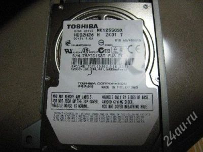 Лот: 758363. Фото: 1. 2'5 HDD 120 Гб. Жёсткие диски (HDD)